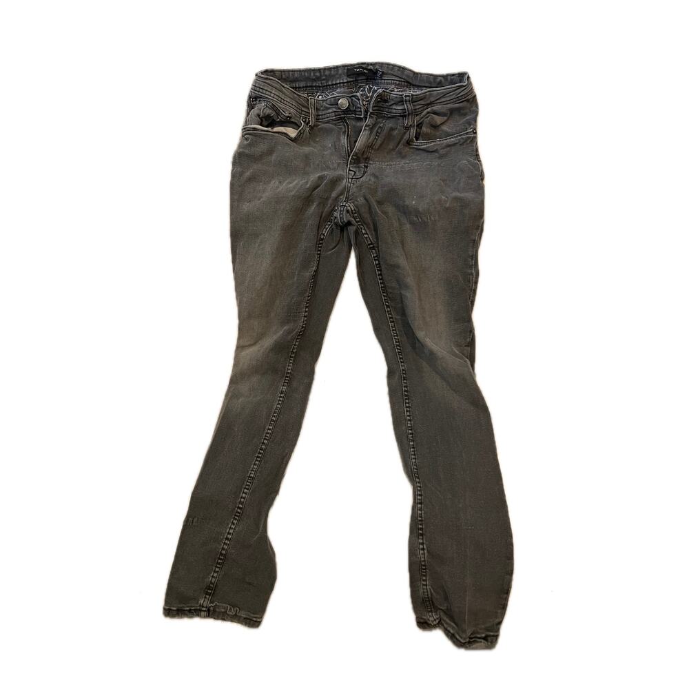 Tahari Black Straight Fit Jeans Mens 32x32